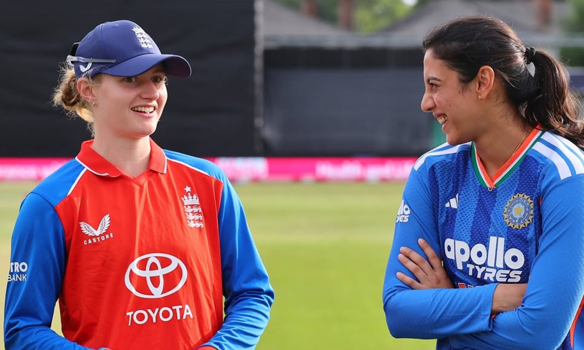 Smriti Mandhana and Charlie Dean